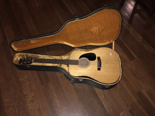 Late 1970’s Takamine F340 “Lawsuit” acoustic guitar Original Hardshell Case