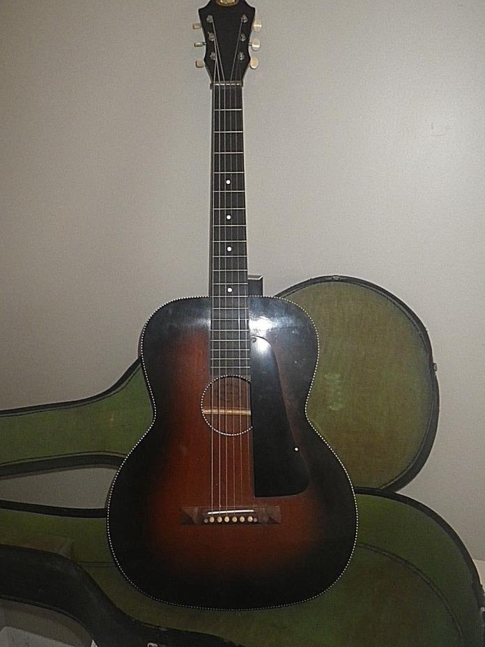 Oahu Model 65K Square Neck Slide Vintage Hawaiian Acoustic Guitar Made in USA