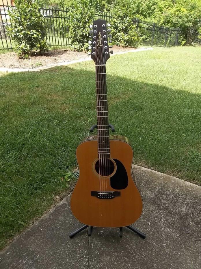 1990 Takamine EF-385 12-string w/HSC... Rare