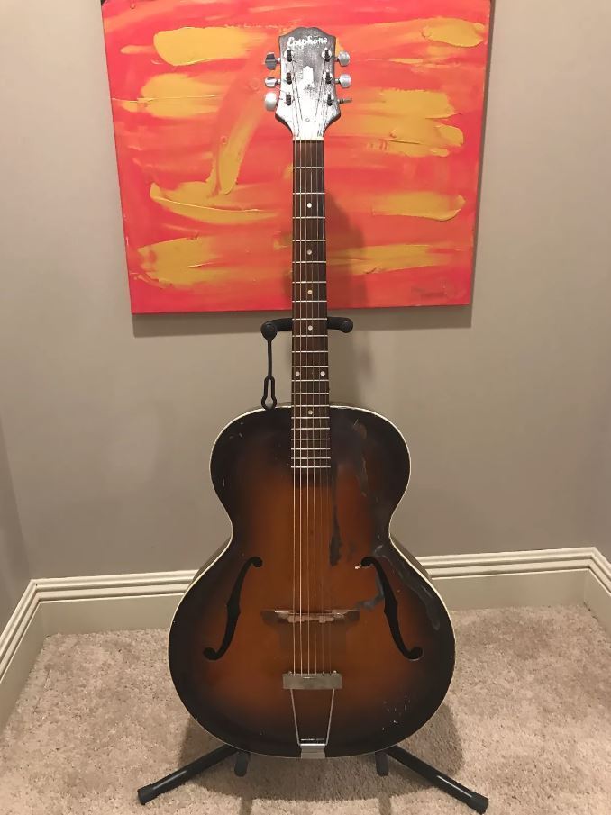 Epiphone Zenith 1954 Sunburst Archtop Acoustic Guitar