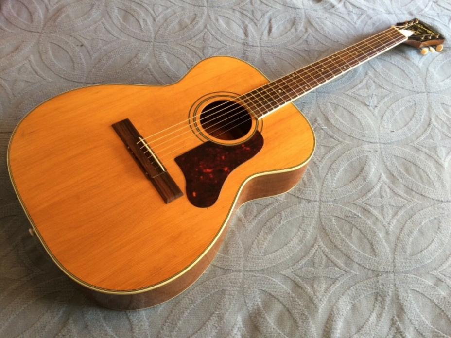 Harmony Sovereign H1203 Vintage Acoustic Guitar 60s-USA Neck Reset with Case