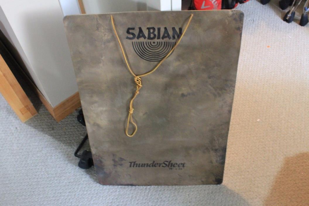 Sabian 18 x 26 Thundersheet...Used Once.