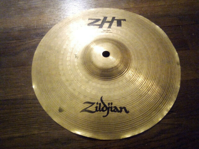 Zildjian 10” ZHT Splash Cymbal damaged edges bent as is effects