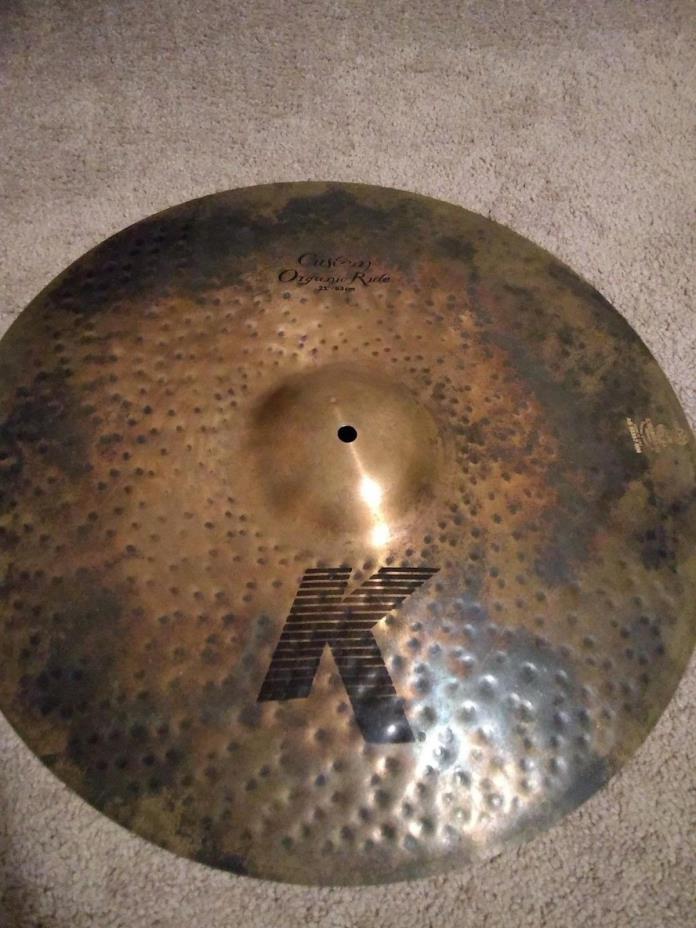 Zildjian K Custom 21 inch Organic Ride Cymbal-Near new!