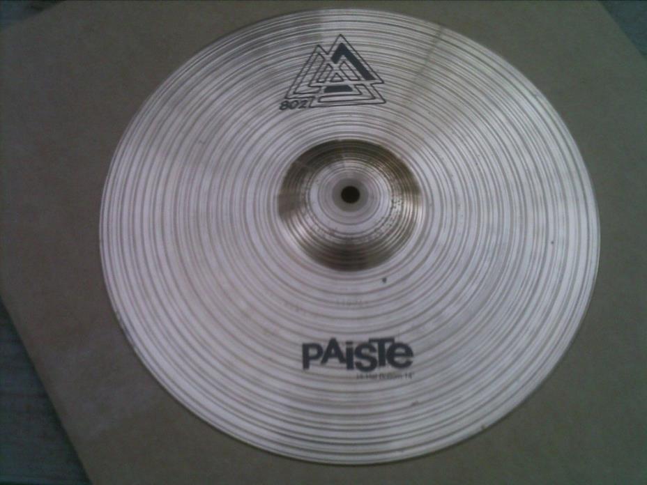 paiste 802 bottom only hi hat cymbal