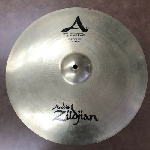 Zildjian A Custom 17” Fast Crash Cymbal Edge Crack