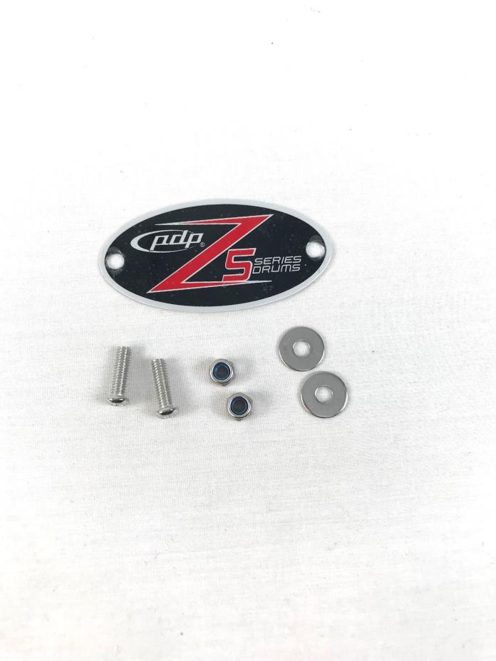 PDP Z5 Series Badge Plate & Bolt Set Drum Replacement Part #8816