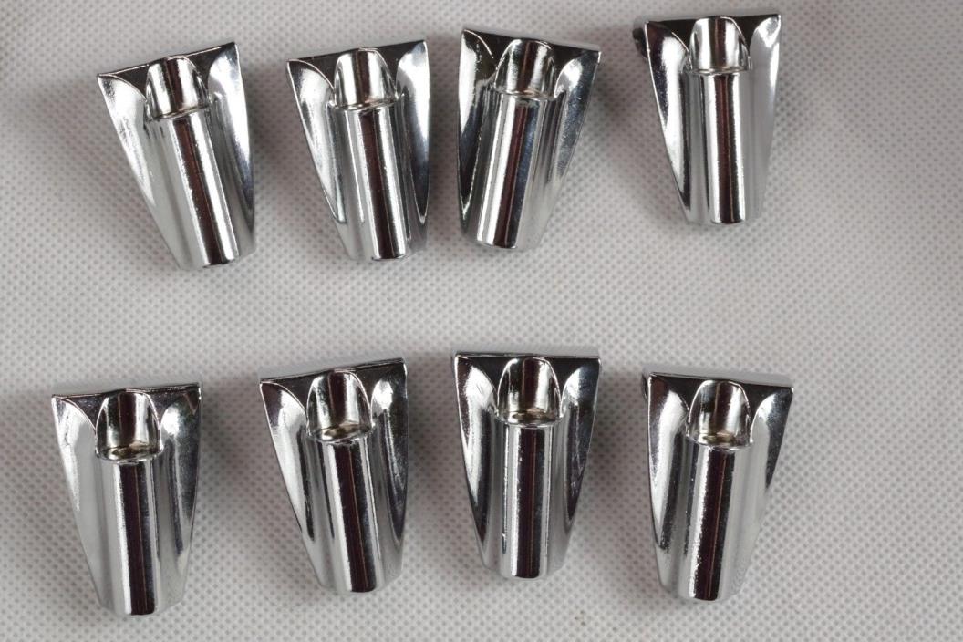 bass drum claws set 8 hardware pack chrome silver
