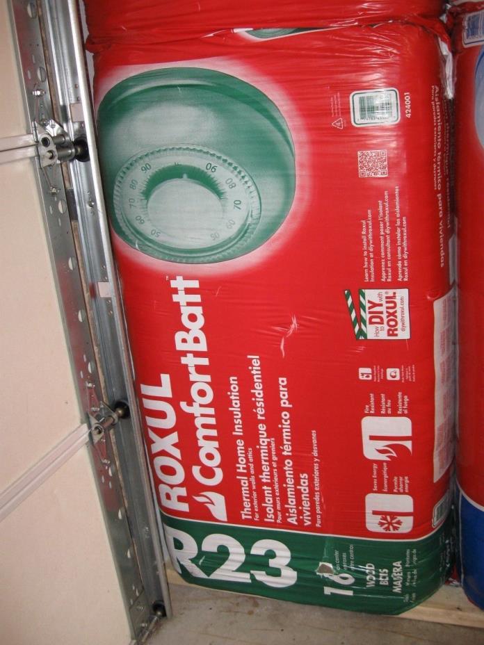 Roxul comfort batt stone wool sound deadener 2 bags, sound room wall,bass trap