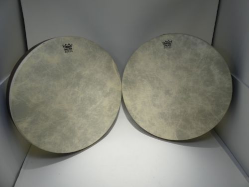Pair Remo Hand Drums 16 inch