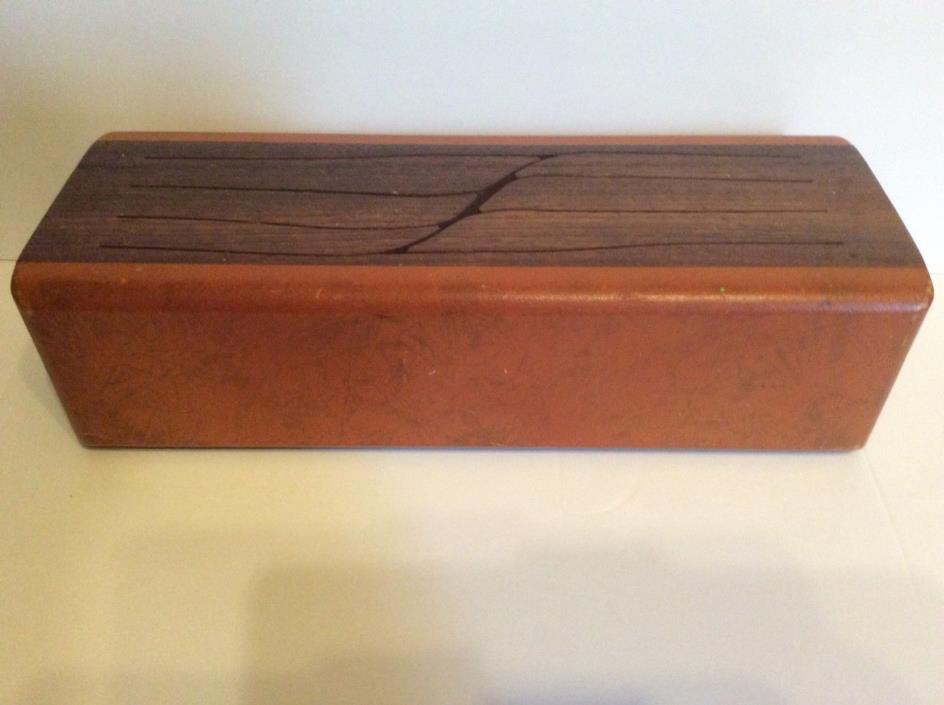Vintage Wooden Slit Tongue Pitch Log Drum 15”