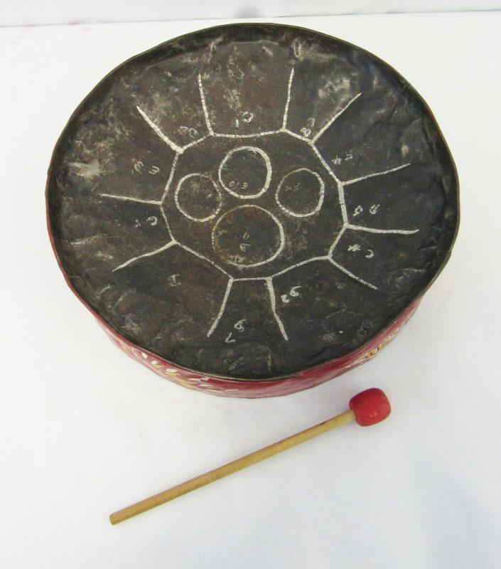 Vintage Barbados Red Pan Steel 11