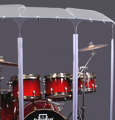 Drum Shield DS7D with Deflectors with Flexible Hinges