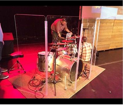 Drum Shield/Drum Screen/Drum Shield Panels with Living/plastic Hinges