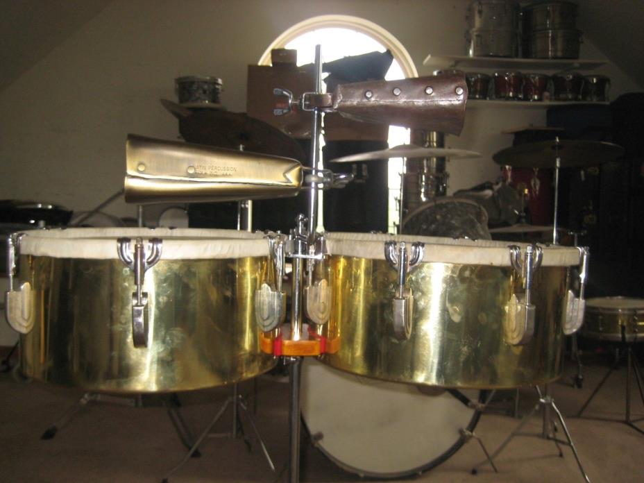 Leedy timbales from the Gretsch era