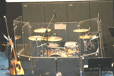 Acrylic Drum Shield one Single Panel 2' X 5' 1/4  inch Acrylic