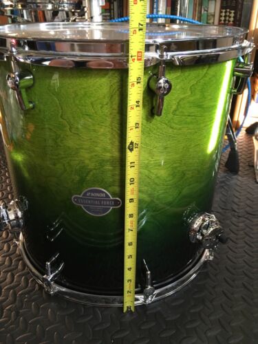 Sonor Essential Force 16” Floor Tom, Green Fade