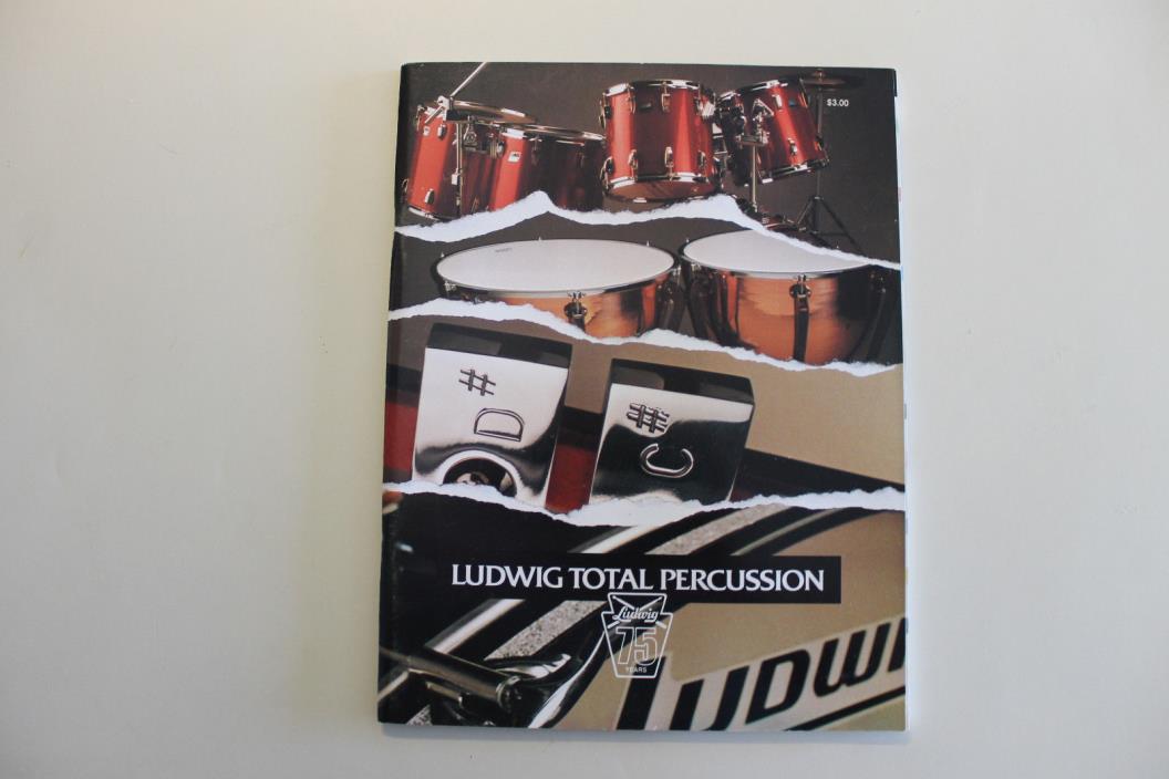 1985 lUDWIG DRUM CATALOG. EXC. PLUS COND. 102 PAGES.