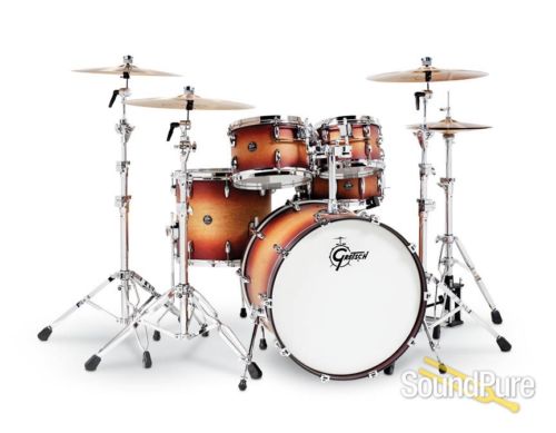 Gretsch 5pc Renown Drum Set Satin Tobacco Burst RN2-E825