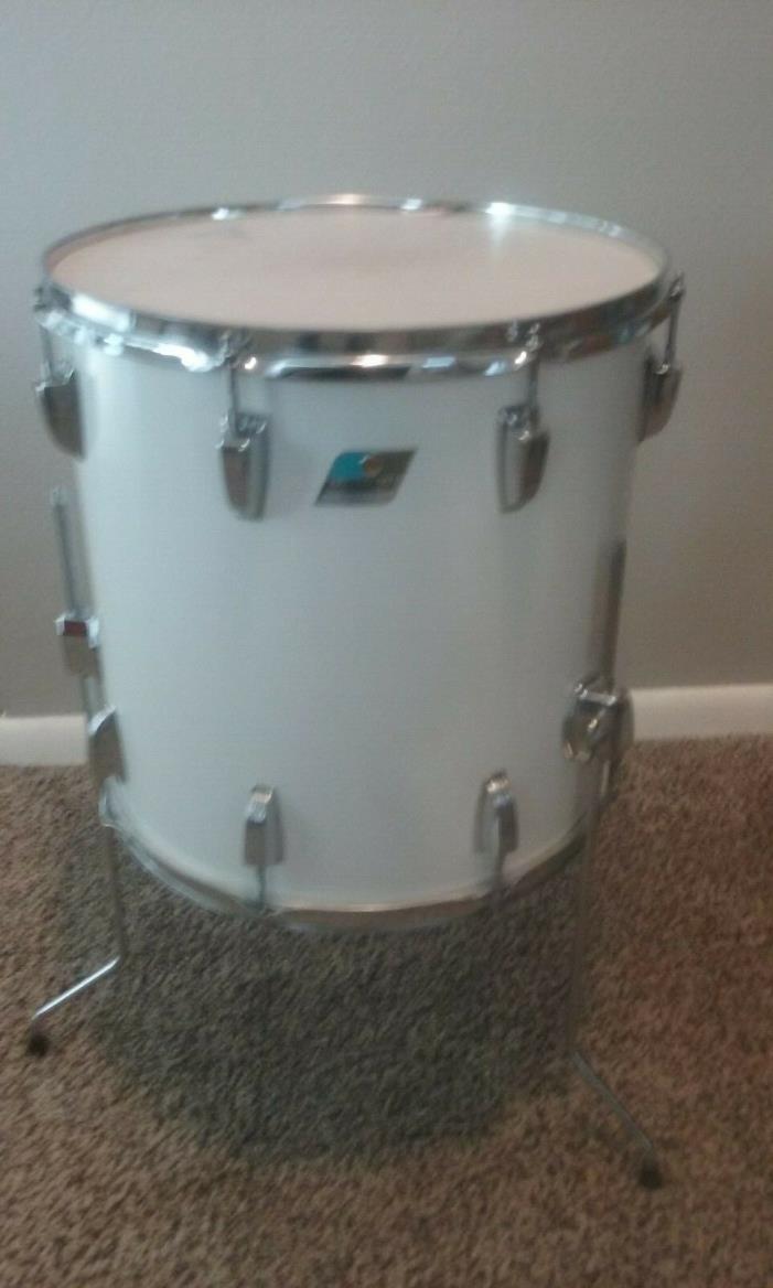 VTG Ludwig classic white cortex 16x16 fl tom with pointed b/o badge 1598075
