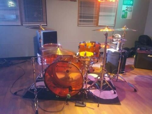 Ludwig Amber Vistalite Bonham Reissue Drum Set