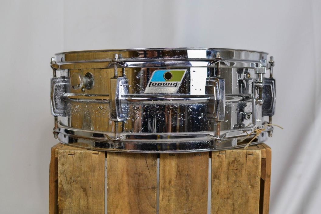 1970s Ludwig LM400 “8-Lug”  5x14 Supraphonic Snare Drum