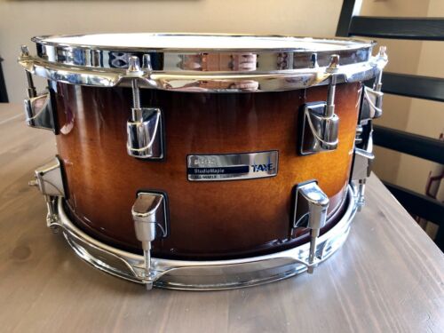 Taye Studio Maple 13x7 Snare Drum Java Burst