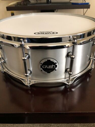 Crush Drums Rolled Aluminum Snare Drum 14” x 5.5”