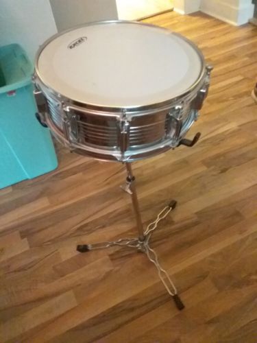 EXCEL PERCUSSION SNARE DRUM / STAND-CARRY BAG-STICKS 14 inch