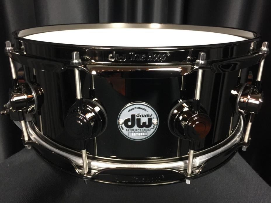 DW Drums Drum Workshop 5.5x14 Collector's Snare Black Nickel over Brass w/ Black