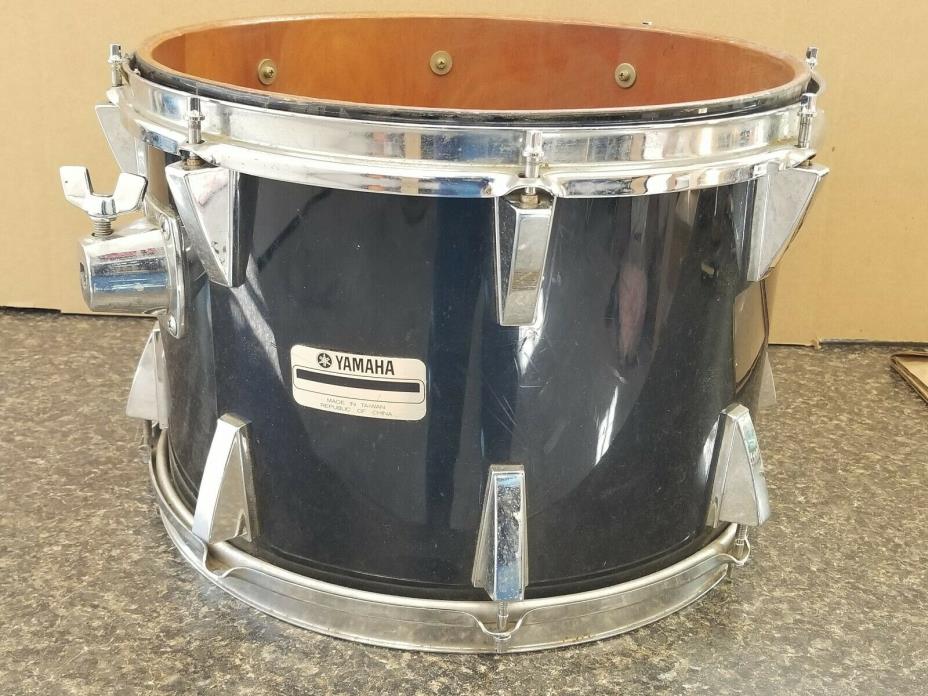 YOU CLEAN IT SALE 1990 ? 14 X 10 Yamaha TT Tour ? Black Mounted Tom Drum AS IS