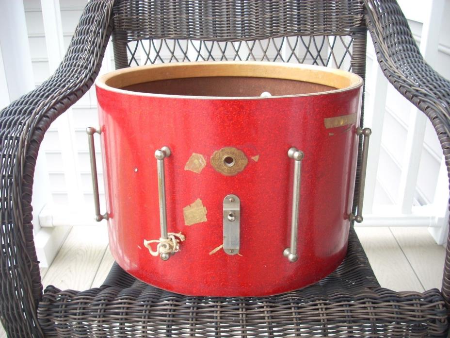 1930's Slingerland wood tube lug cloud badge snare drum