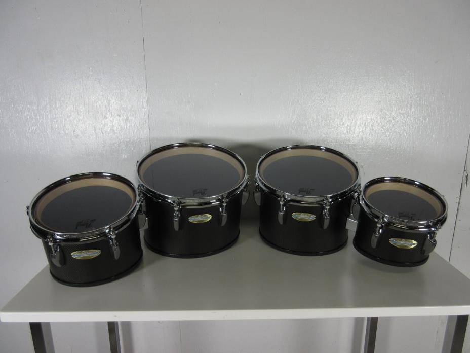 Pearl Championship Marching Tenor Drums Quad Carbonply Shells - 8/10/12/13