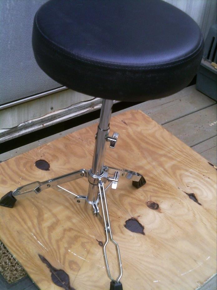 drum throne seat stool double braced legs