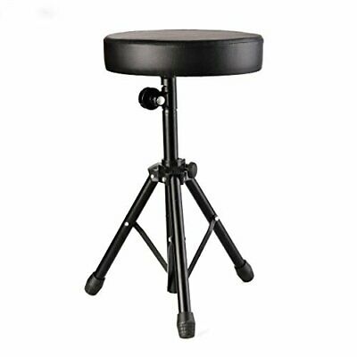 Adjustable Rotatable Soft Padded Throne Seat Stool Stand Drum Chair(US Stock)