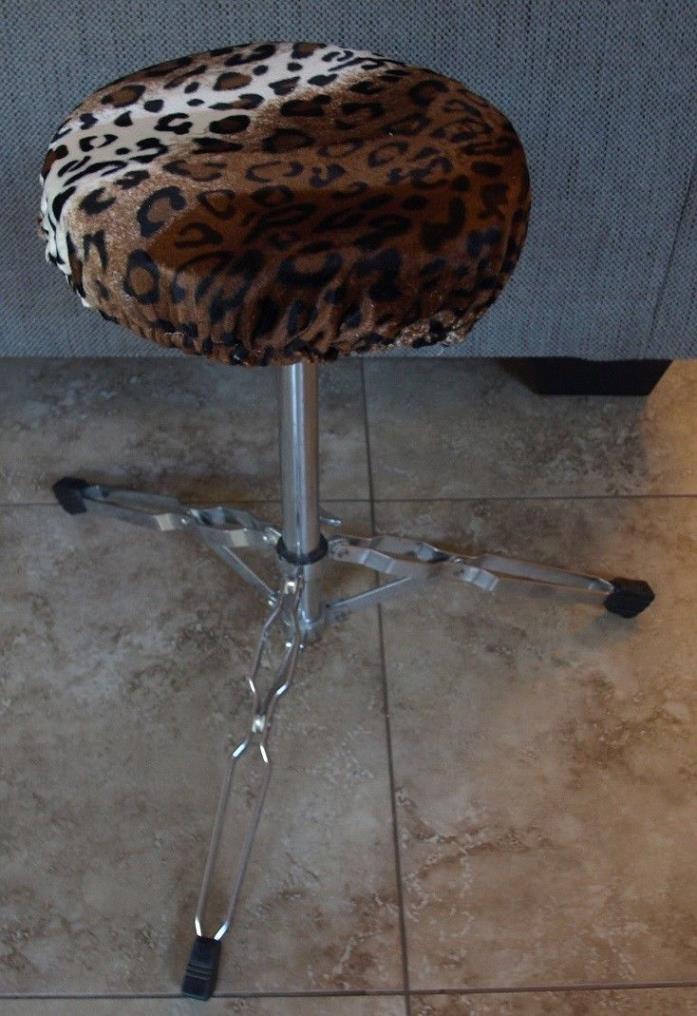 Leopard Print Drum Seat Cover