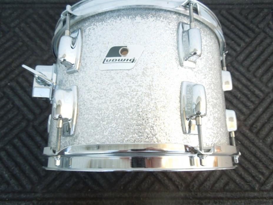 Ludwig Silver Sparkle Vintage Tom 8x12 nice maple shell, sounds awesome!!