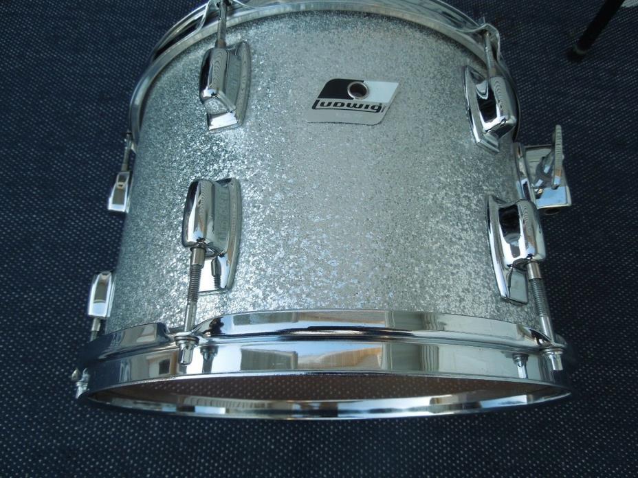 Ludwig Silver Sparkle Vintage Tom 9x13 nice maple shell, sounds awesome!!