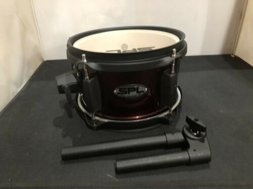 sound percussion 8 x 5 tom with tom arm, wine red with black