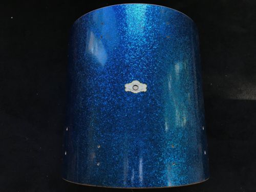 Camco 60s Vintage Oaklawn 16” Floor Tom Drum Shell Original Blue Sparkle Nice!