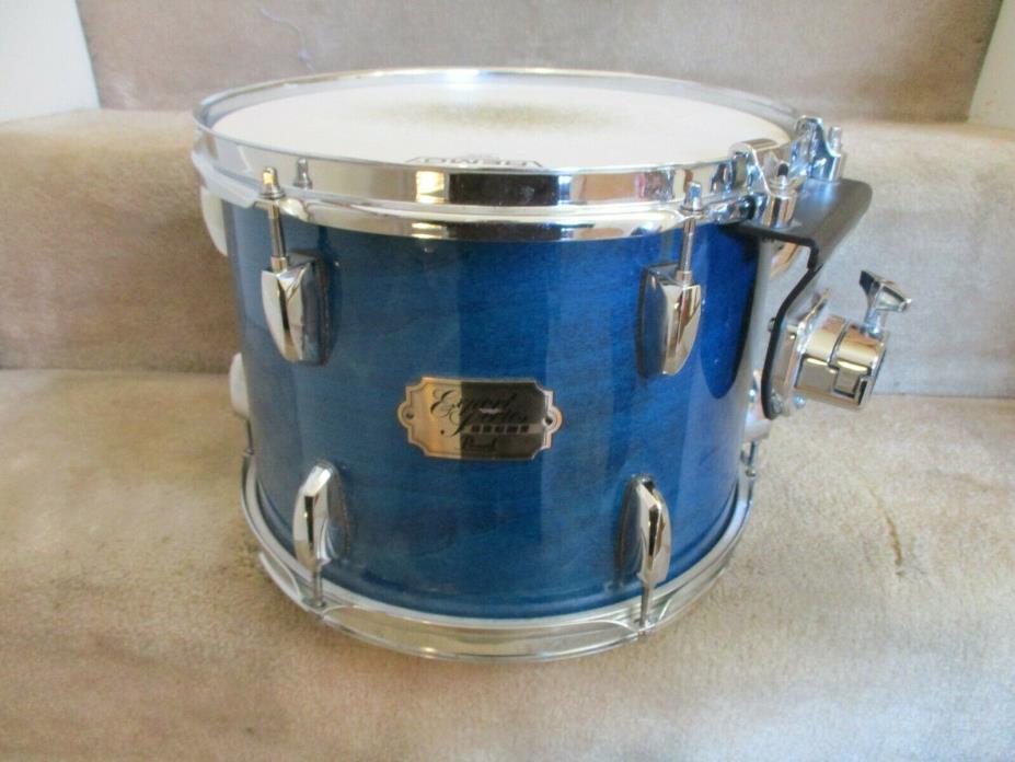 Pearl Export 12 X 9 Tom, Caribbean Blue Lacquer, ISS Mount, Very Nice!