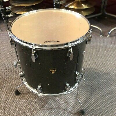 Fibes Floor tom 18''x16ft Grey Glitter- used