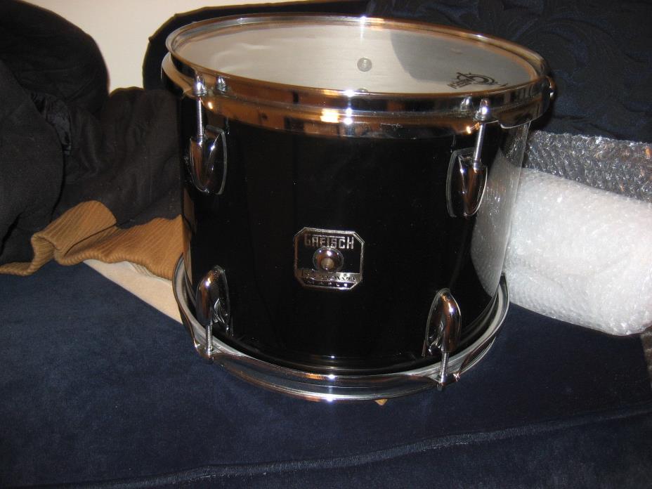Gretsch Renown Jet Black 12  X  8  Tom with Mount