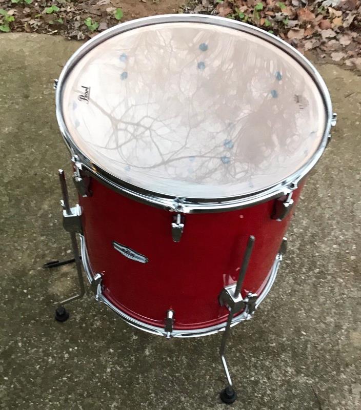 16 X 16 Pearl ECX Custom Maple Floor Tom