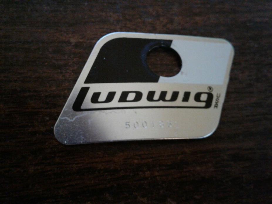 Ludwig Black/White Badge Rocker Standard Serial 5001851