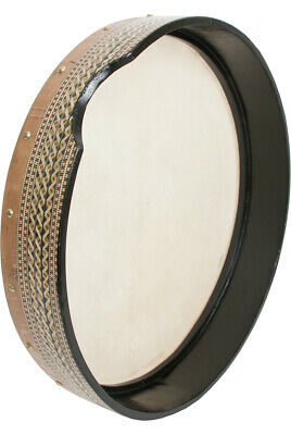 Mid-East Pretuned Goatskin Head Deff Wood Mosaic Frame 18 Inch BLEMISHED