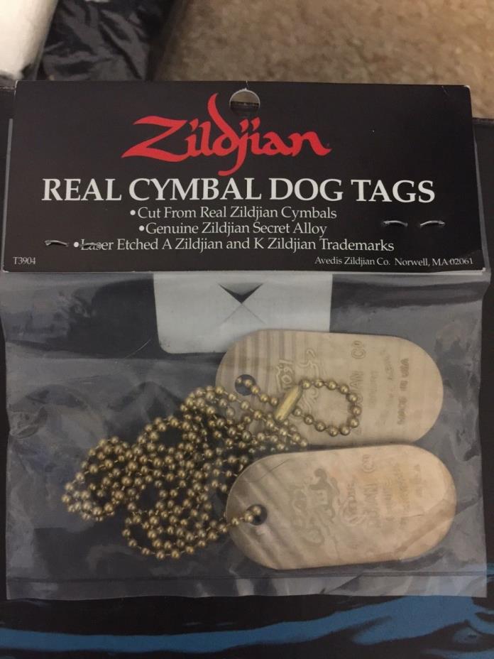 Zildjian  Real Turkish Cymbals Dog Tags:  New!