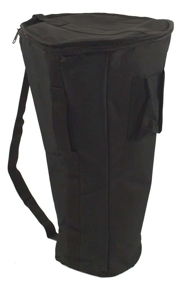 Deluxe PADDED DJEMBE Latin Drum Carry Case Gig BAG - BLACK percussion gear New