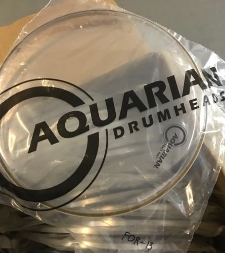 NEW Aquarian FORCE TEN Series Clear Drumhead (13