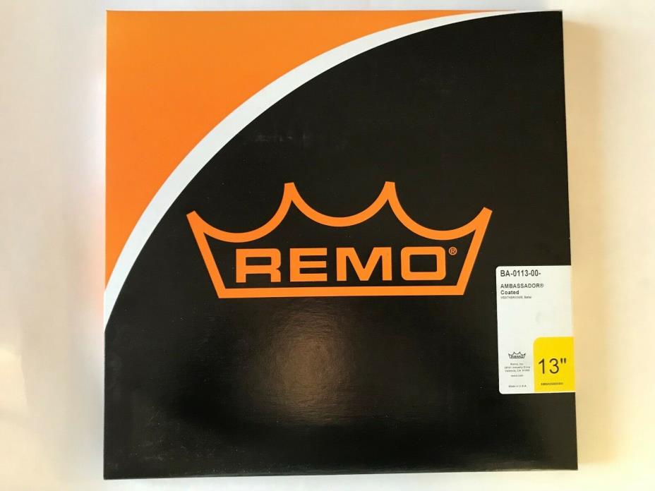 NEW Remo Coated Ambassador 13